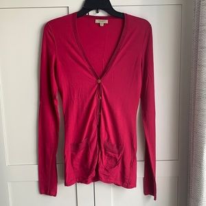 Women’s Burberry pink cardigan